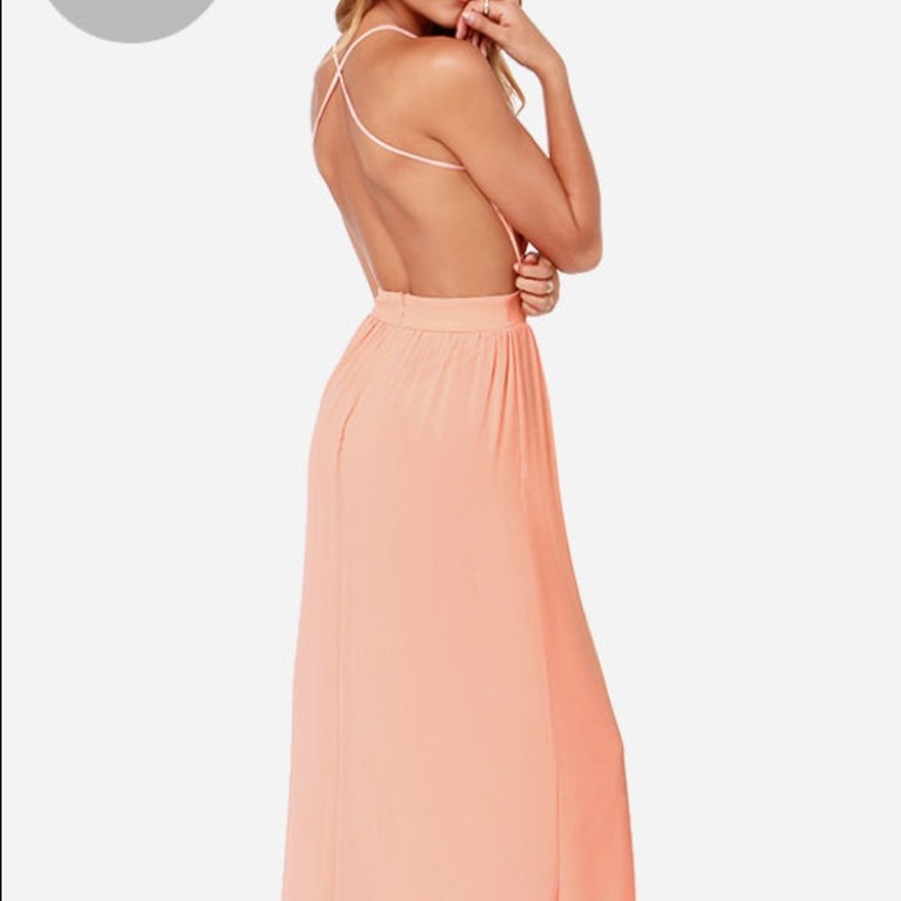 Backless Maxi Dress - Picture 2 of 3